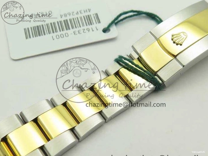 1:1 Diam 36mm SA3135 On YG SS Datejust V2 116234 Dial White Best Oyster DJF Com Bracelet Edition 0313